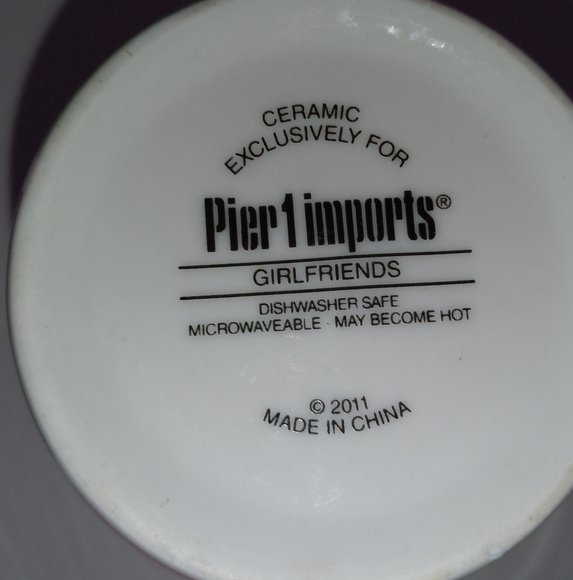 Pier 1 Polkadot Girlfriend Coffee Mug - Picture 4 of 10